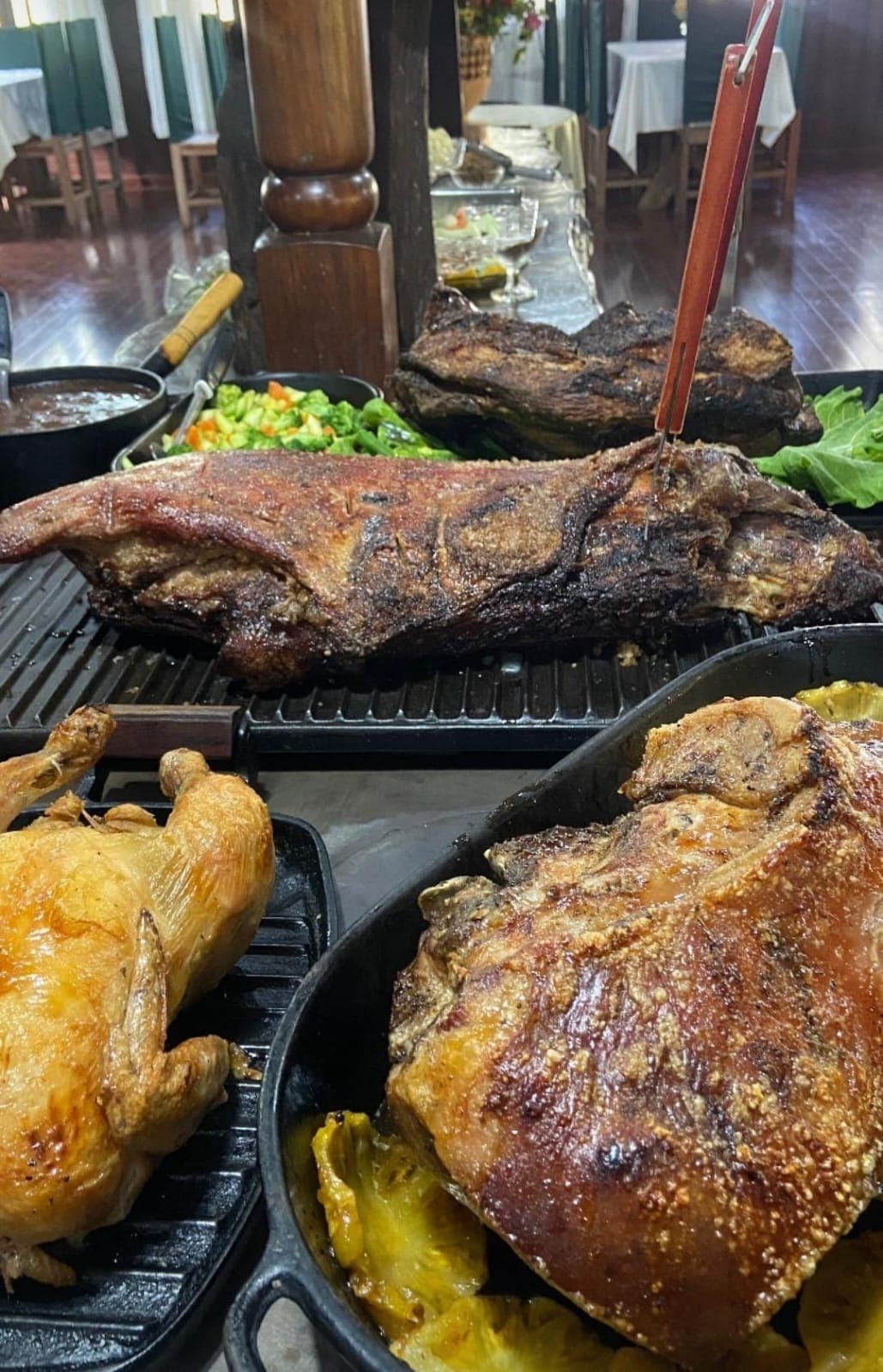 Prato e ambiente da gastronomia campeira — 5